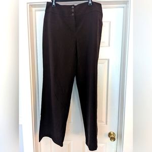 Style&co women's chocolate brown dress pants size 14